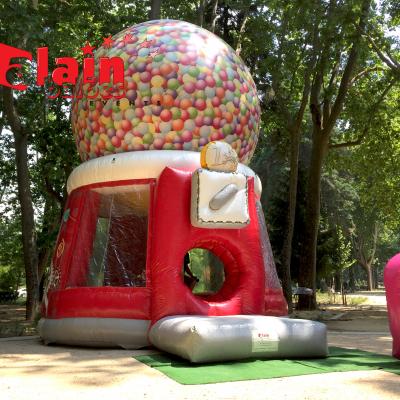 Piscina de bolas castelo Máquina de pastilhas elásticas - Alain Balões Special Events