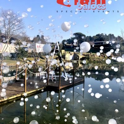 Bolas de Sabão Brancas Quinta - Alain Balões Special Events