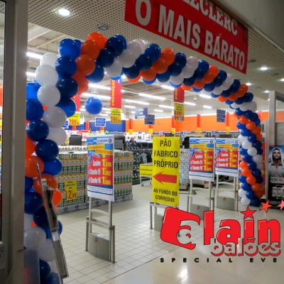 E Leclerc Aniversario Braga Decoração Alain Balões