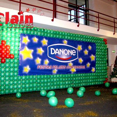 Festa de Natal Danone - Alain Balões Special Events